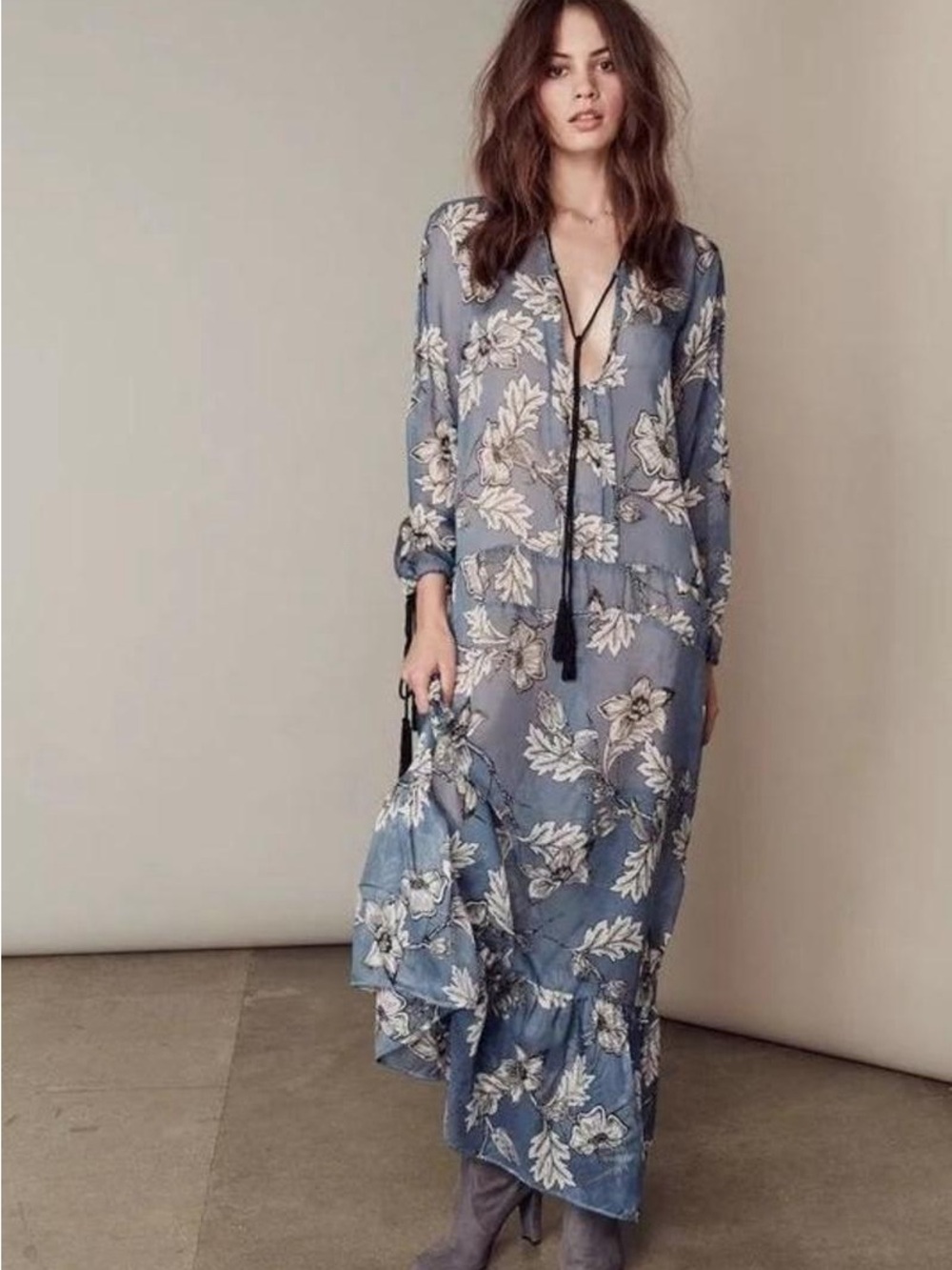For Love & Lemons Floral Maxi Dress